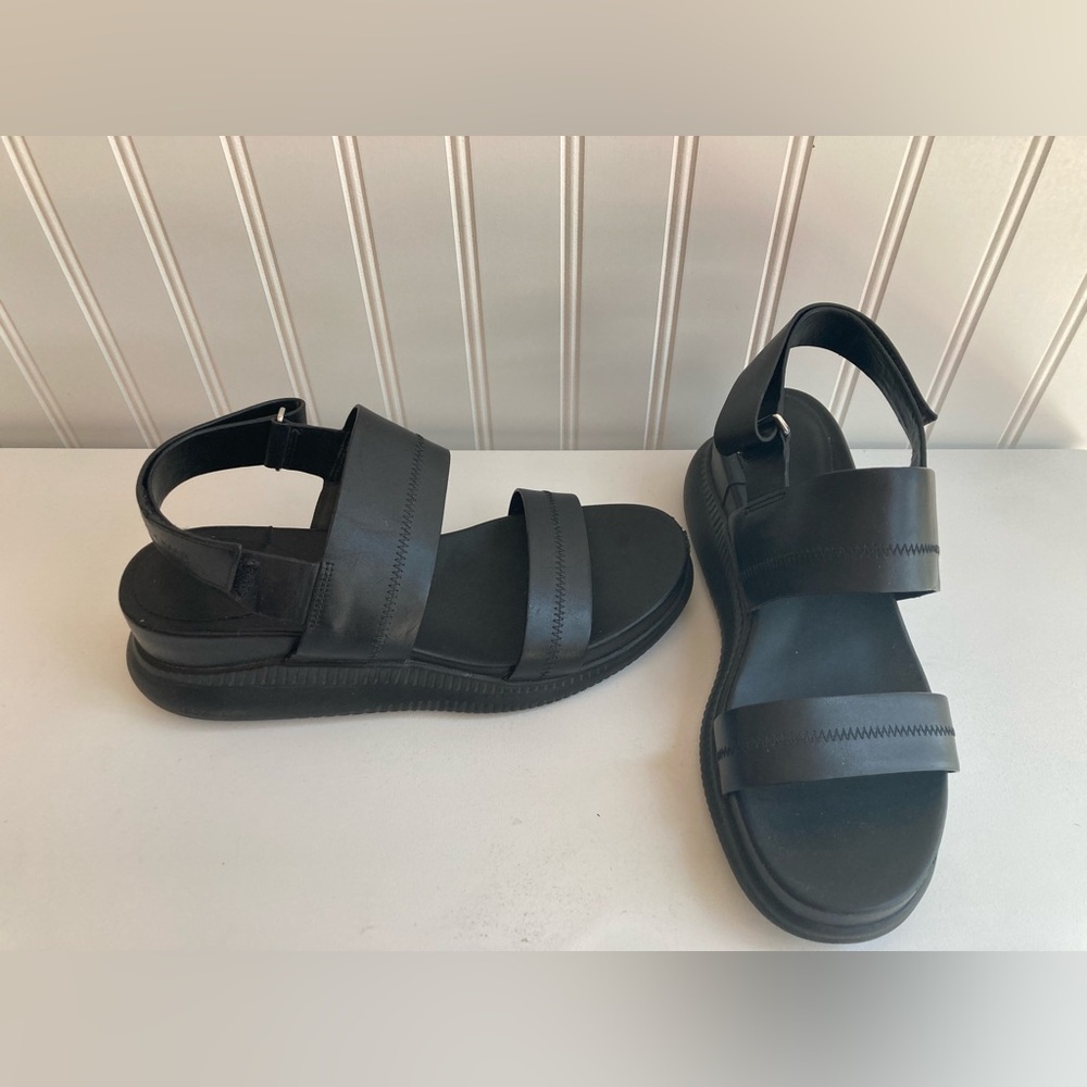 Women's 2.ZERØGRAND Slide Sandal (30mm Black Size 8 EUC
